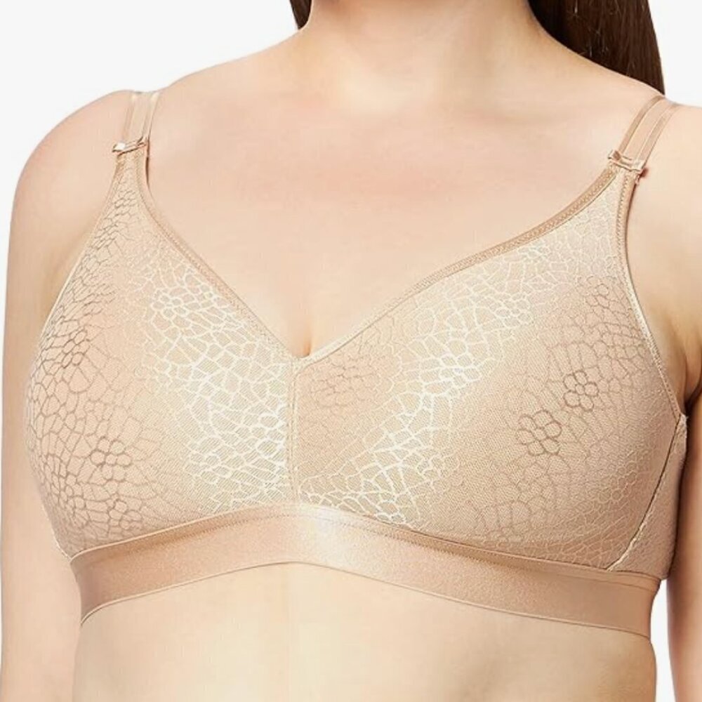 NWT Chantelle Women's C Magnifique Full Bust Wireless Bra, ultra nude, 40D
